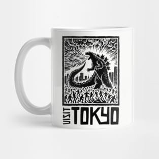 Visit Tokyo! (Block Print Style) Mug